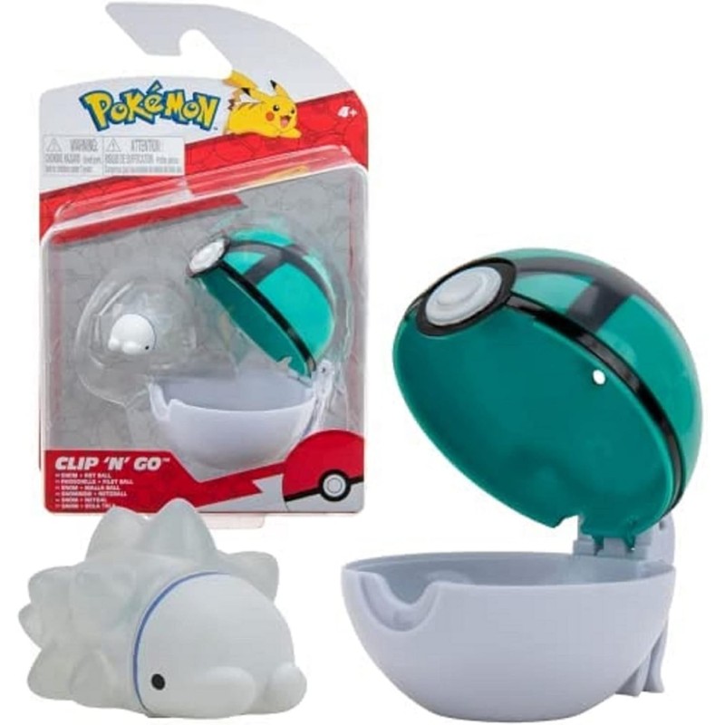 Pokemon - Clip 'N' Go Snom and Net Ball