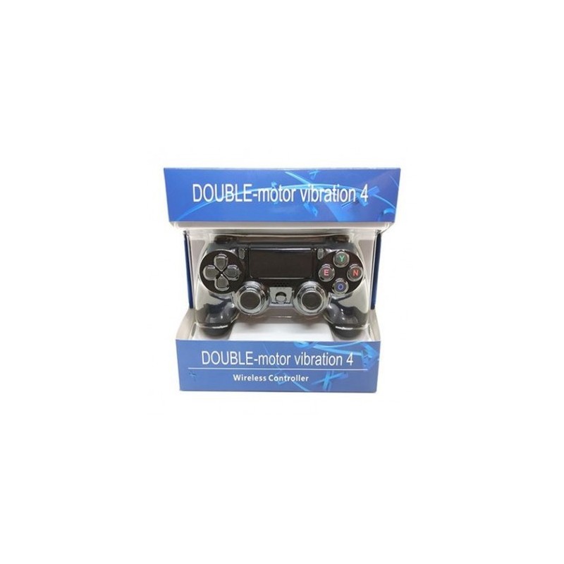 Mando negro inalámbrico Double Vibration PS4