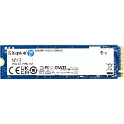 Disco Solido Kingston NV3 1TB M.2 6000/4000/MB/s NVMe