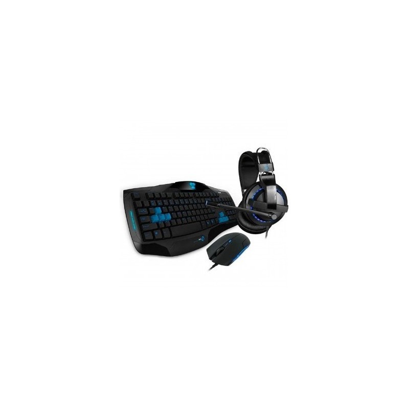 Pack 3 en 1 Teclado, mouse, audifono gamer Black Cobra.