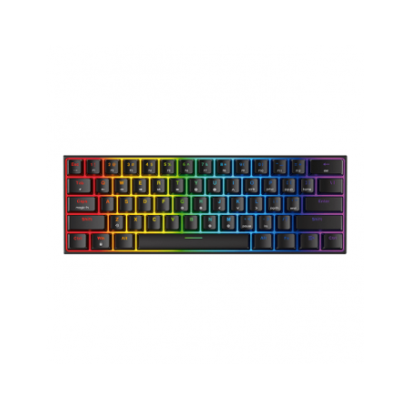 Teclado mecánico Fantech 60% MAXFIT61 MK857 RGB Black