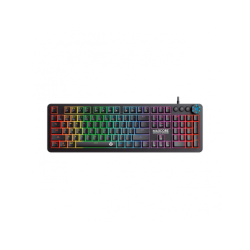 Teclado Mecánico Max Core MK852 Black Edition Switch Azul Ingles