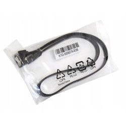 Cable Sata/Sata con cierre de seguridad Negro 50 cm