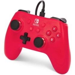 Mando con cable para Nintendo Switch - Raspberry Rojo