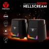 Parlantes GS205 Hellscream RGB Jack 3.5 + USB