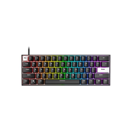 Teclado Fantech MAXFIT61 Frost Wireless 60% Hot-Swappable RGB