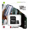 Memoria MicroSD 128GB Kingston Canvas Sel. 100/85