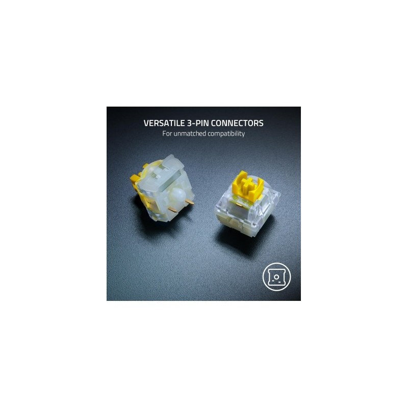 Switches Mecanicos Razer – Yellow Linear Switch 3 generación