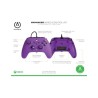 Mando con cable PowerA para Xbox Series X|S - Morado Royal