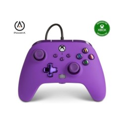 Mando con cable PowerA para Xbox Series X|S - Morado Royal