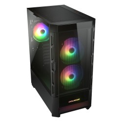 Gabinete Cougar DuoFace RGB ATX Negro