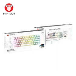 Teclado Fantech MAXFIT61 Mecanico Blanco - Switch RED Español