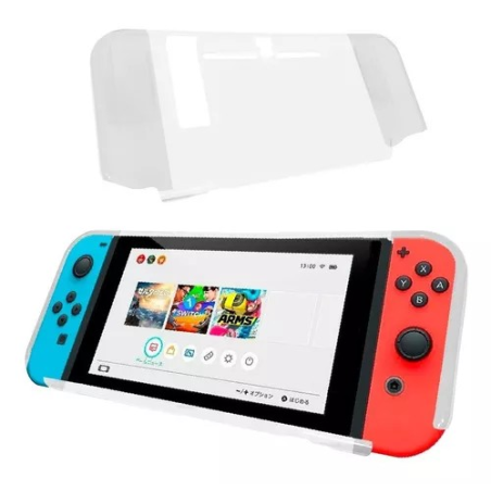 Carcasa De Goma Flexible Protectora Nintendo Switch (Color Azul)