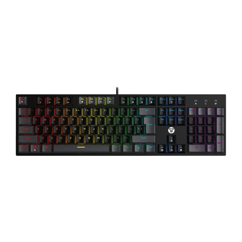 Teclado Fantech Mecánico 100% MK886V2 ATOM104 RGB USA Switch azul Teclado Fantech Mecánico 100% MK886V2 ATOM104 RGB USA Switch azul