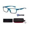 Lentes  Gunnar Cruz Navy Clear Bundle Natural