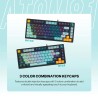 Teclado  Fantech ATOM81 MK875V2 Navy Switch Rosie