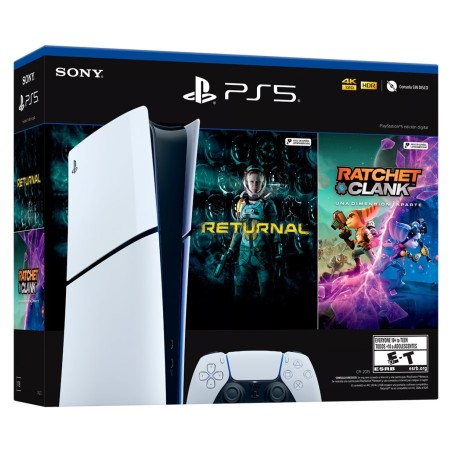 Consola PlayStation 5 Slim Digital Bundle  2 juegos(Versión sin lector).