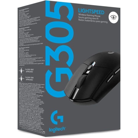 Mouse Logitech G305  Inalámbrico Negro LIGHTSPEED