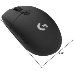 Mouse Logitech G305  Inalámbrico Negro LIGHTSPEED