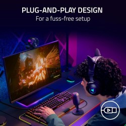 Micrófono USB Razer Seiren V3 Mini Negro