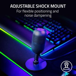 Micrófono USB Razer Seiren V3 Mini Negro