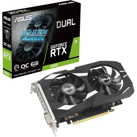 Tarjeta de Video Asus Dual RTX 3050 6GB OC