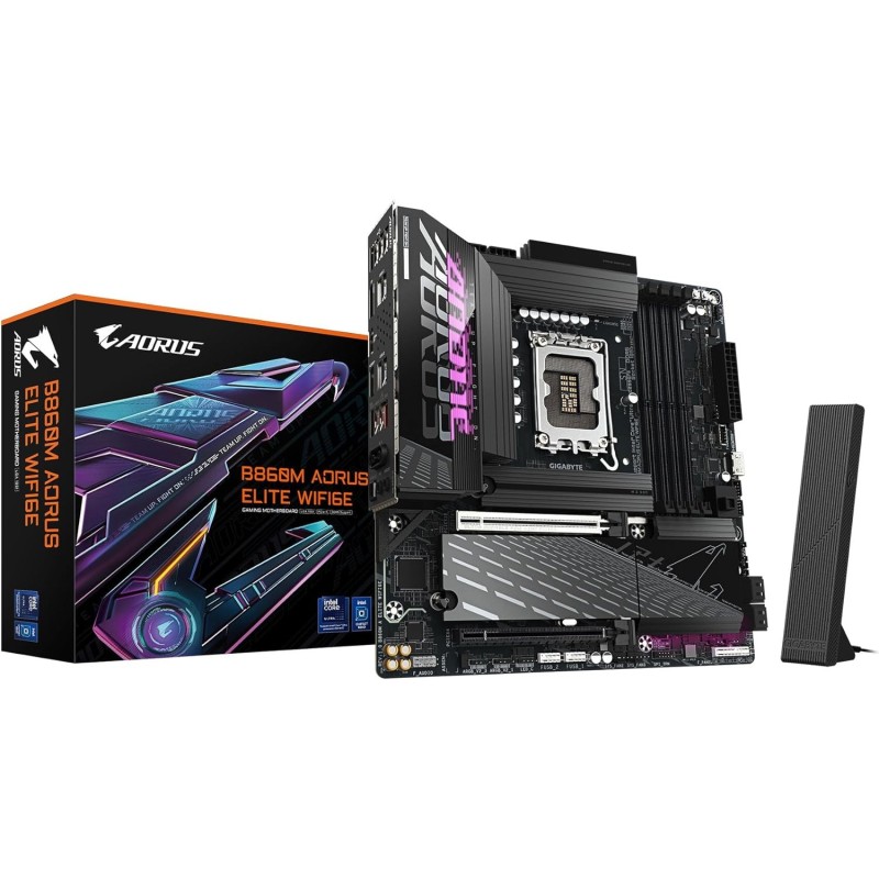 Placa Madre B860M AORUS Elite WIFI6E Intel Core Ultra