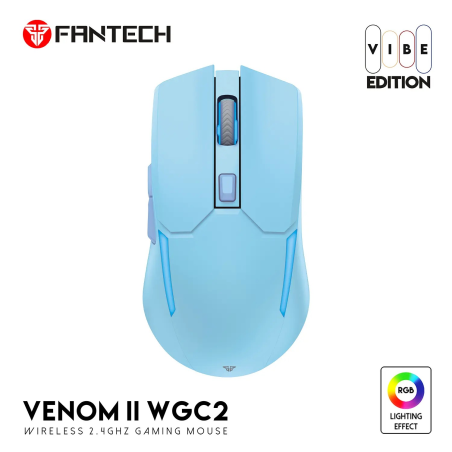 Mouse Inalambrico VENOM II WGC2 Wireless Blue