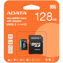 Tarjeta Adata MicroSD  128GB  + Adaptador