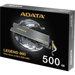 SSD NVMe ADATA Legend 860 500GB (6,000/5,000 MB/s) PCIe Gen 4x4 2280