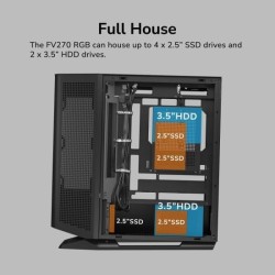 Gabinete COUGAR FV270 RGB MidTower