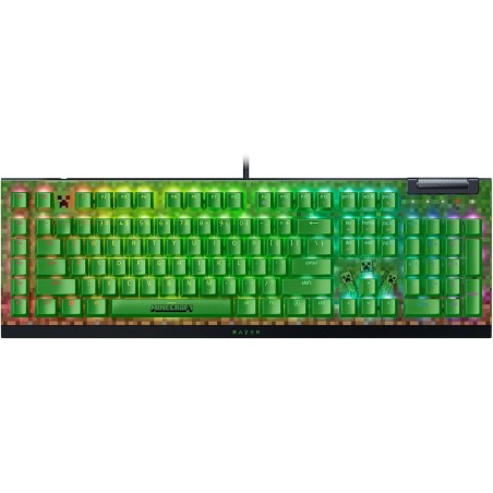 Teclado Razer BlackWidow V4 X Minecraft Edition