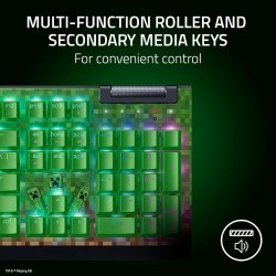 Teclado Razer BlackWidow V4 X Minecraft Edition