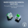 Teclado Razer BlackWidow V4 X Minecraft Edition
