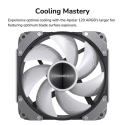 Ventilador  COUGAR Apolar 120 ARGB  (paquete de 3 ventiladores)