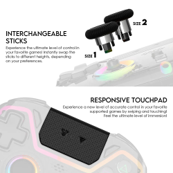 Control inalámbrico NOVA PRO RGB Atomic Black WGP14V2
