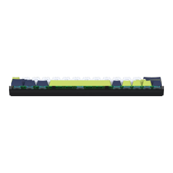 Teclado mecánico factor 60% ATOM63 RGB MORI White MK874V2 SWT ROJO