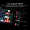 Teclado mecánico inalámbrico  ATOM PRO79 MK917 SWT ROJO