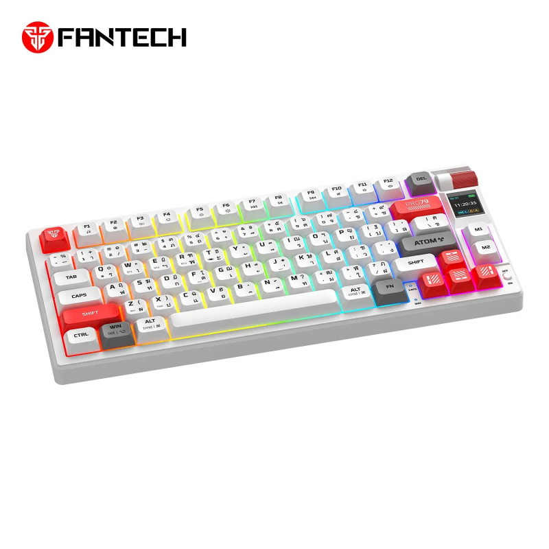 Teclado mecánico inalámbrico ATOM PRO79 MK917 SWT ROJO Teclado mecánico inalámbrico ATOM PRO79 MK917 SWT ROJO