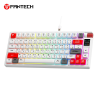 Teclado mecánico inalámbrico  ATOM PRO79 MK917 SWT ROJO