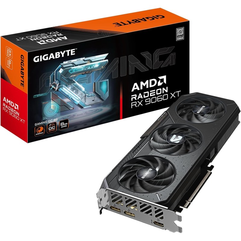 Tarjeta gráfica Gigabyte Radeon RX 9060 XT Gaming OC 8G