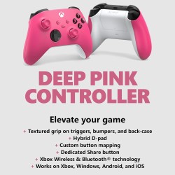 Control Inalámbrico Xbox Series X|S, Xbox One, Windows PC  - Deep Pink