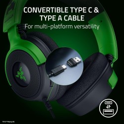 Audifonos Razer Kraken V4 X Edición Minecraft