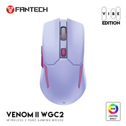 Mouse Fantech VENOM II WGC2 Wireless Purple