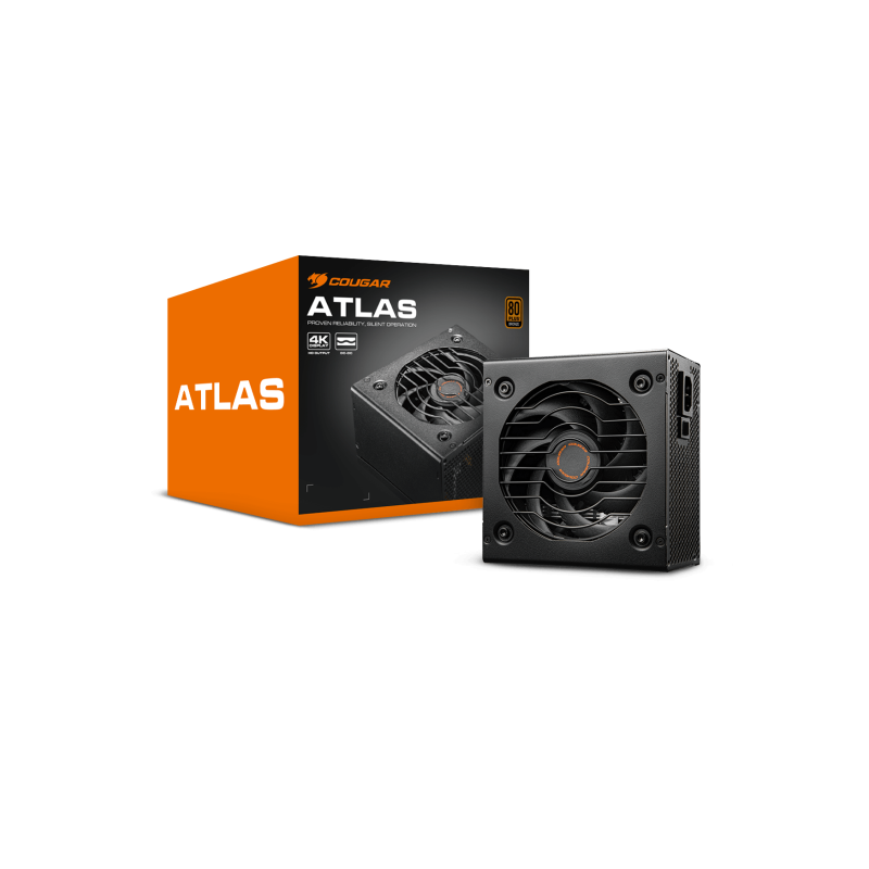 Fuente de Poder COUGAR ATLAS 650W 80 PLUS Bronze - CGR-BA-650, ATX, No Modular