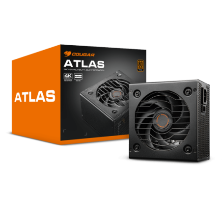 Fuente de Poder COUGAR ATLAS 650W 80 PLUS Bronze - CGR-BA-650, ATX, No Modular