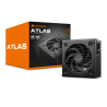 Fuente de Poder COUGAR ATLAS 650W 80 PLUS Bronze - CGR-BA-650, ATX, No Modular
