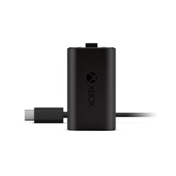 Kit Microsoft Carga y Juega para Xbox Series X/S, Batería Recargable + Cable USB-C