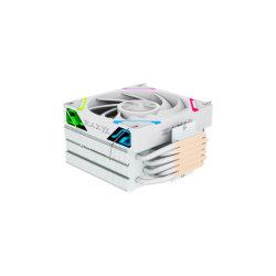 Disipador para CPU XYZ THERMAX 6, 1x Ventilador Vortex 120mm, 6 Heatpipes, A-RGB, Blanco