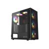 Gabinete Gamer XYZ AIRONE 100 Mesh Black, 6x 120/140mm A-RGB Fan, USB 3.0, ATX